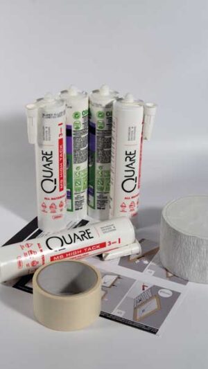 <b>Kit C</b> Sistema de estanqueidad y pegado para platos de ducha