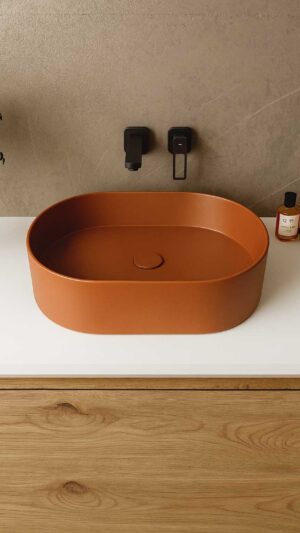 <b>Flow</b> | Lavabo de Apoyo - Colores Especiales